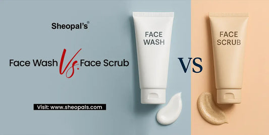 Difference Between Face Wash and Face Scrub