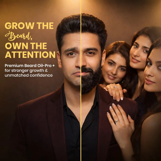 Sheopal’s Beard Oil Pro+ | Daily Beard Grooming & Care Essential | Lightweight Nourishing Oil | 50ml