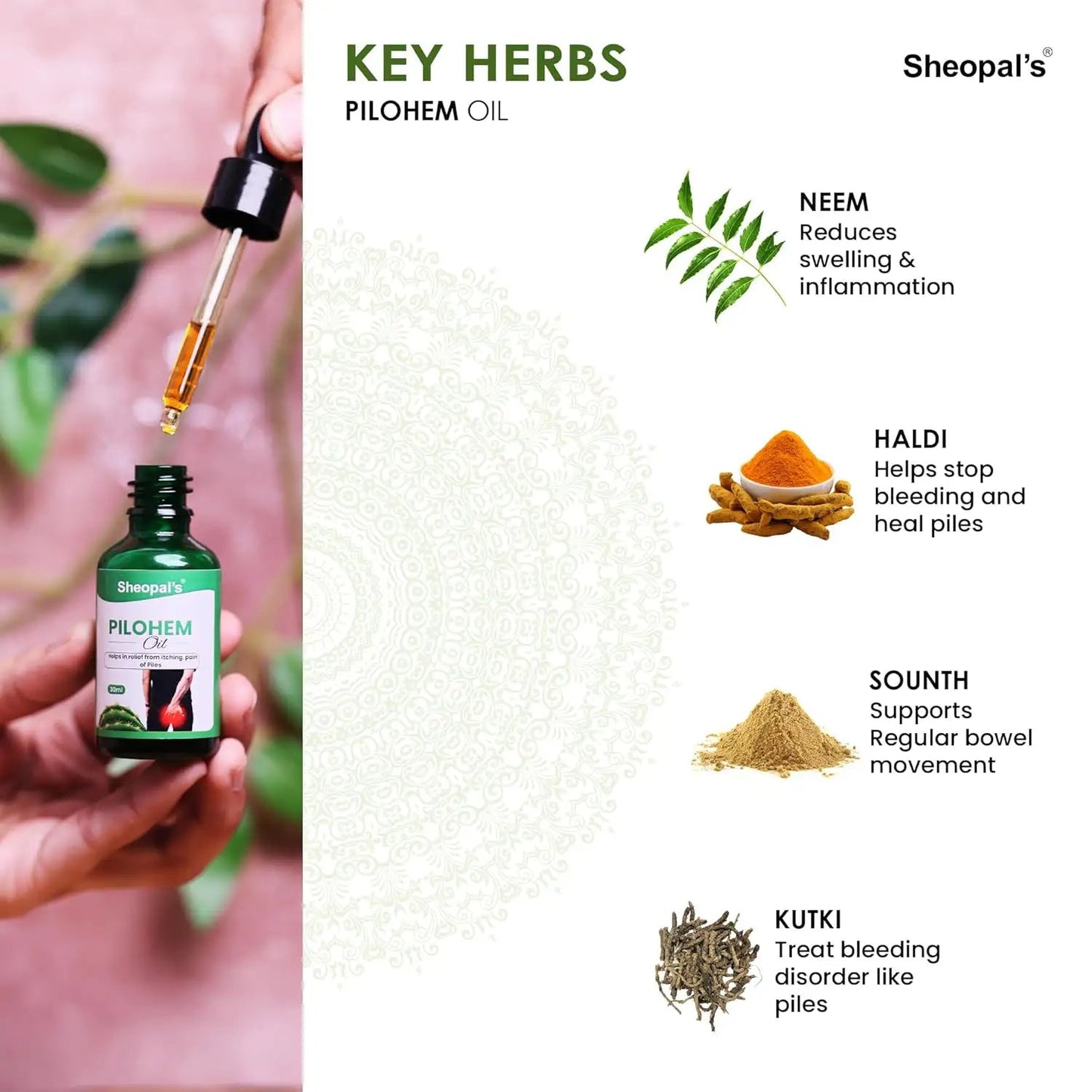 Pilohem: Best Ayurvedic Capsule and Oil for Piles Sheopals