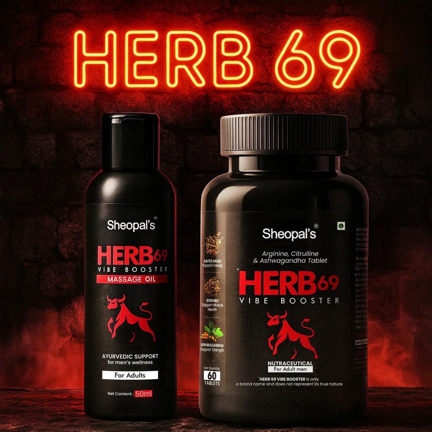 Herb69 Tablet and Herb69 Oil Combo