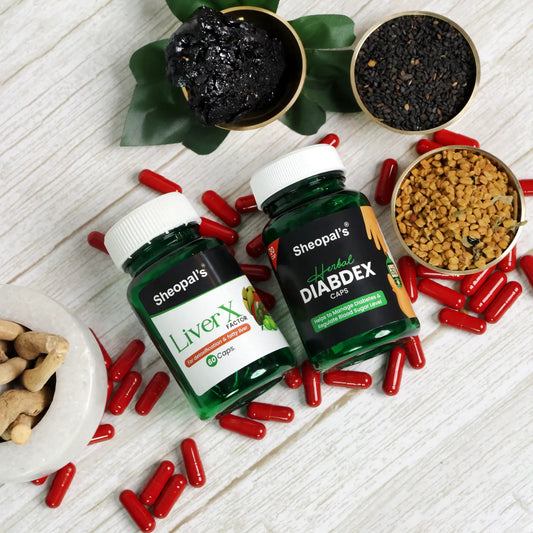 Diabdex & LiverX Factor Capsule Combo: A Dual Solution for Diabetes and Liver Health Sheopals