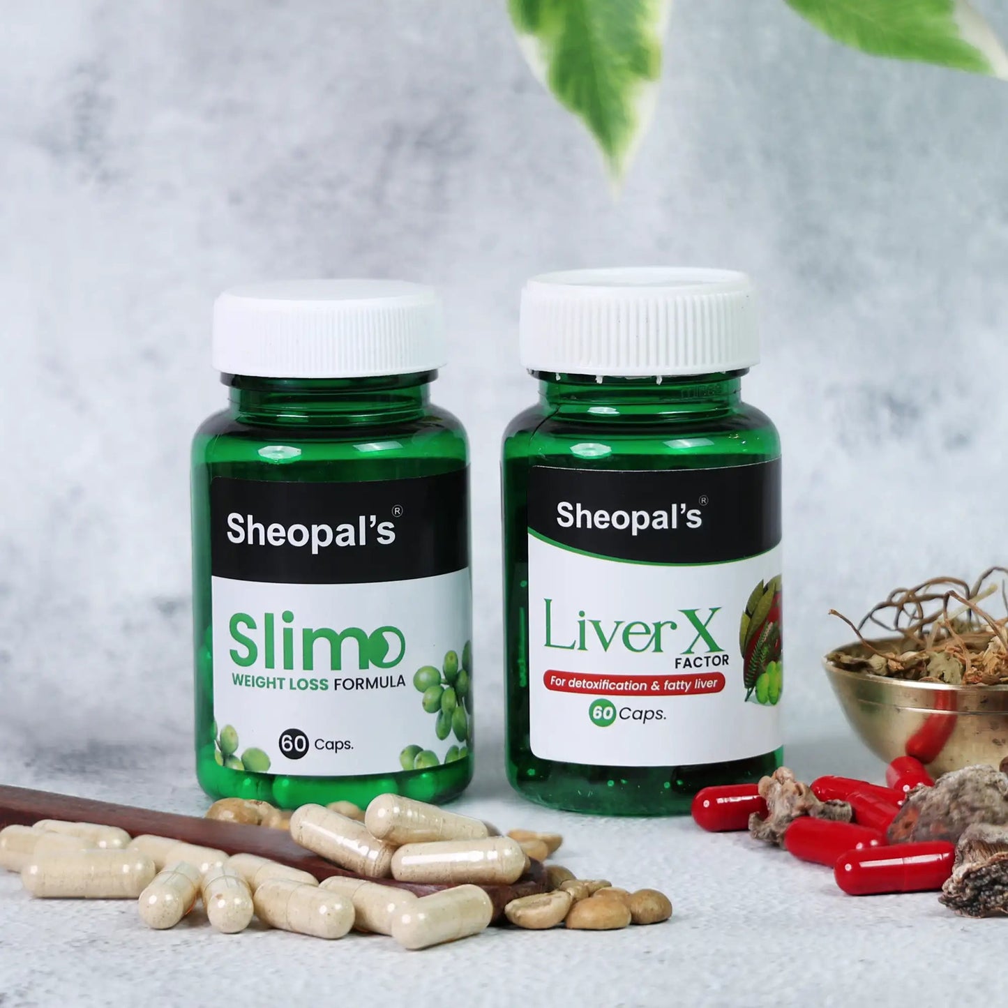 Slimo & Liver X Ayurveda Capsule for Weight Loss & Liver Sheopals