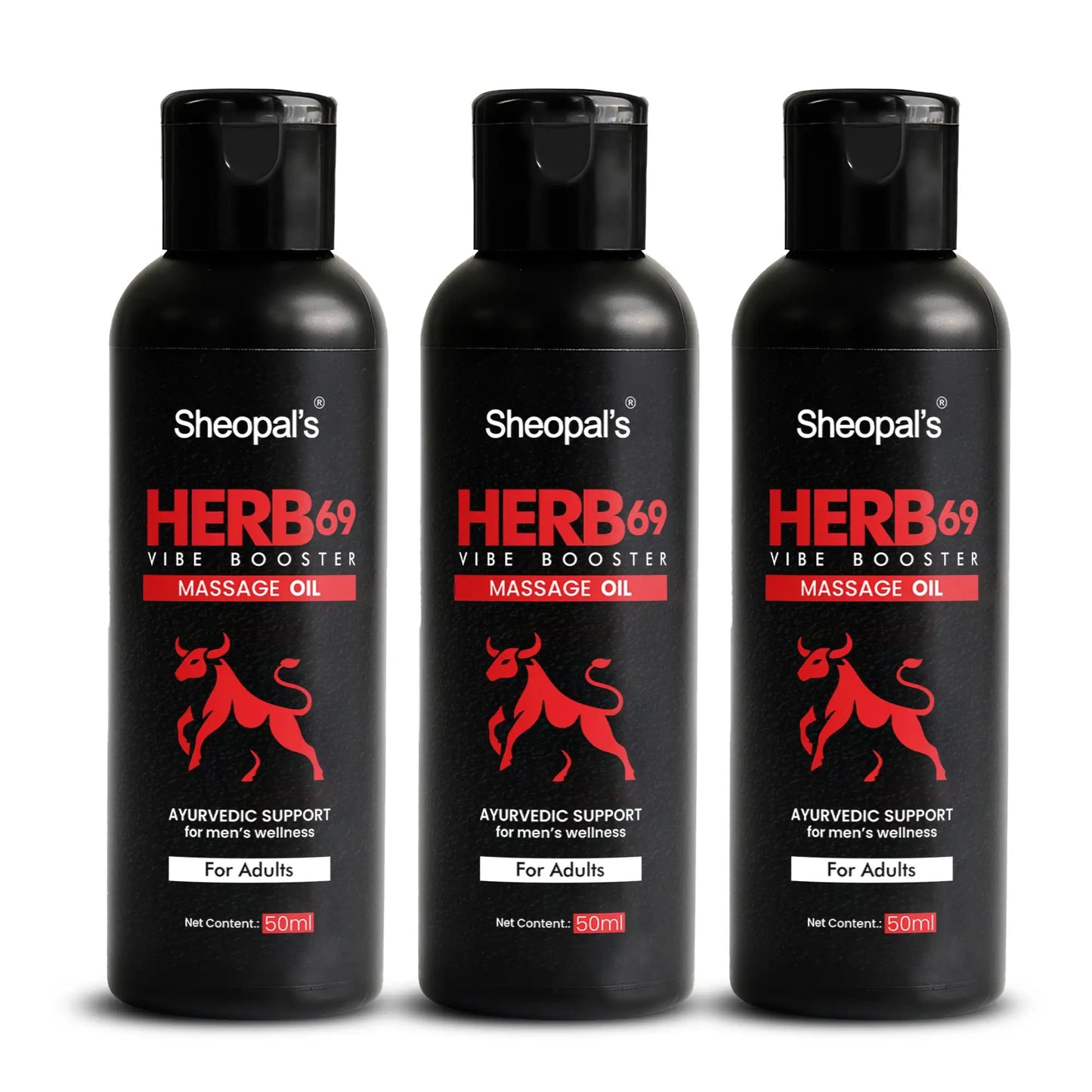 Herb69 Vibe Booster Oil | Ultimate Stamina Booster for Energy & Performance Sheopals