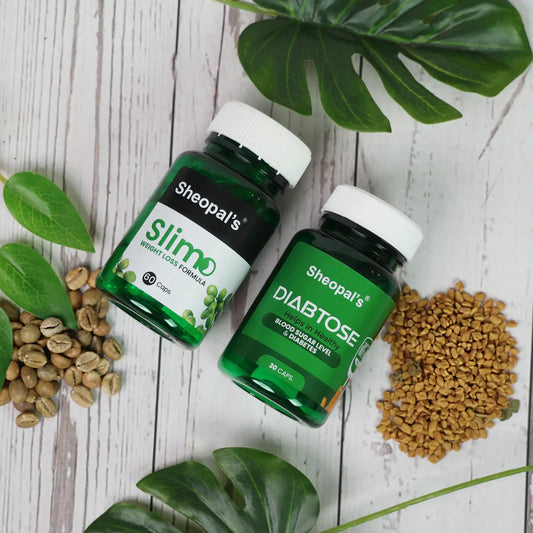 Diabtose & Slimo Ayurveda Capsule for Diabetes & Weight Loss Sheopals