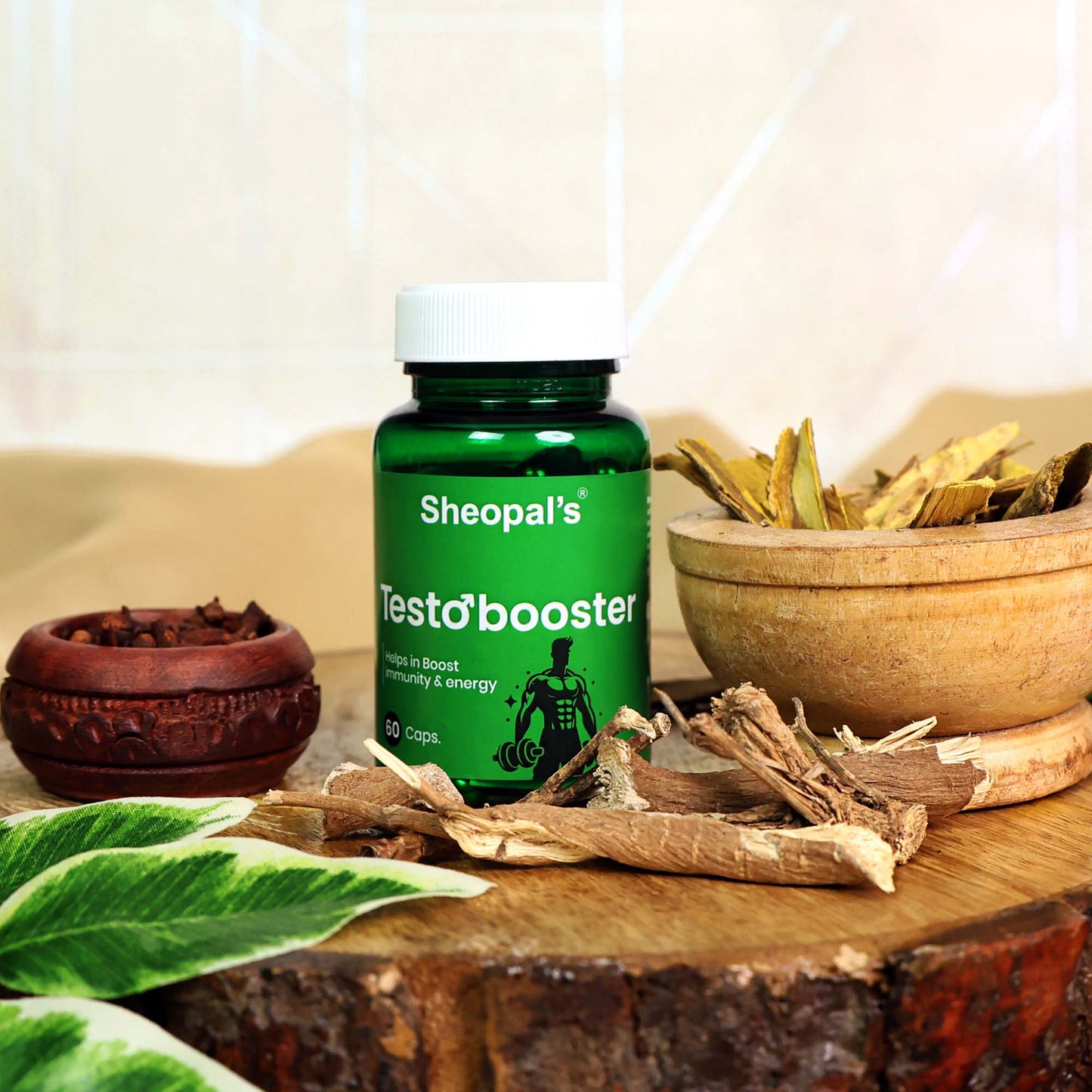 Testo booster capsules by Sheopals for energy and strength