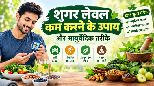 शुगर लेवल कम करने के उपाय 