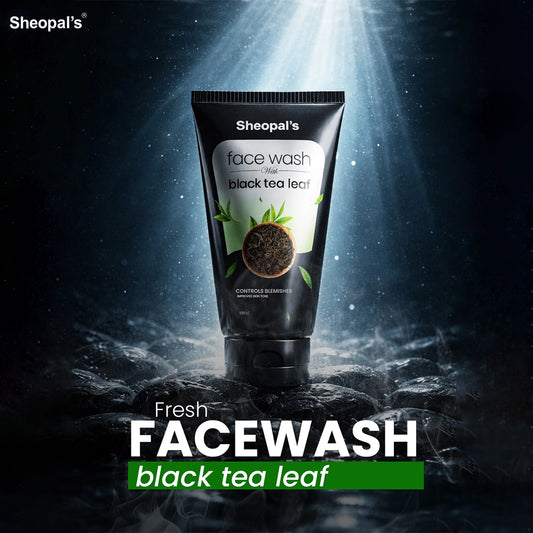 Black Tea Face Wash | For Glowing Skin With Black Tea And Green Tea Leaves