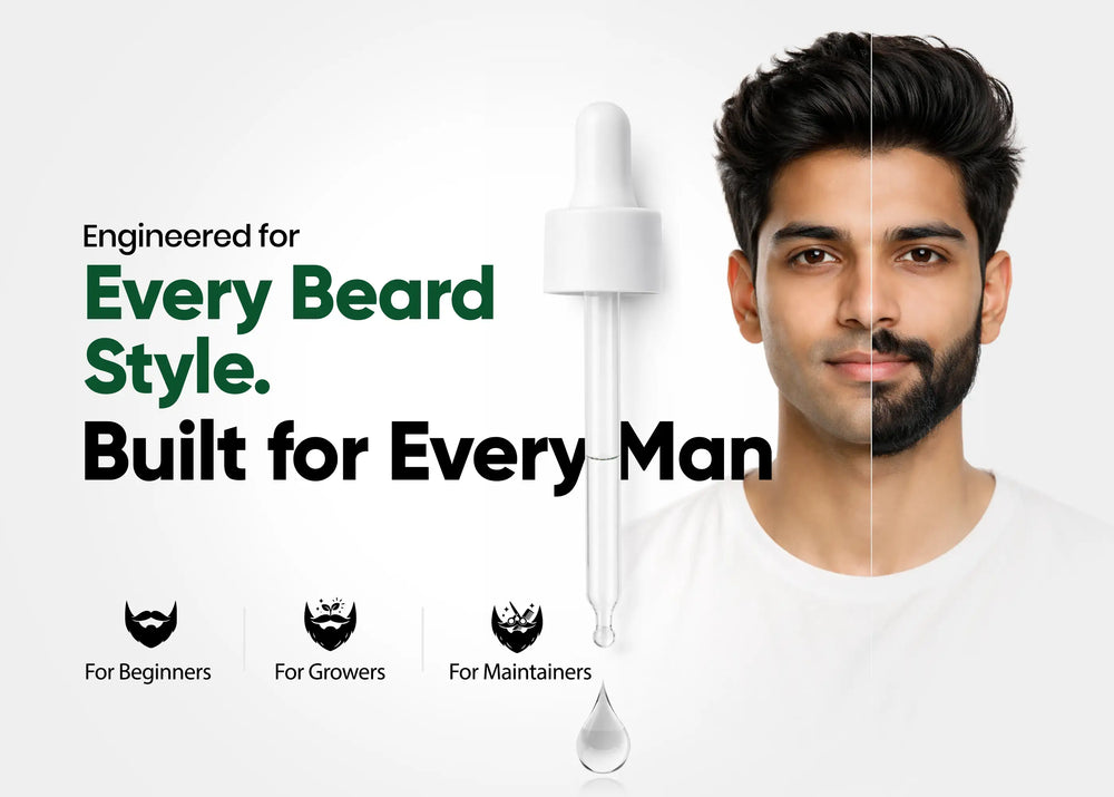 Built for every beard stage — beginners, growers and maintainers
