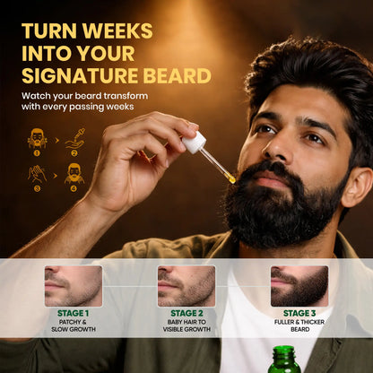 Sheopal’s Beard Oil Pro+ | Daily Beard Grooming & Care Essential | Lightweight Nourishing Oil | 50ml