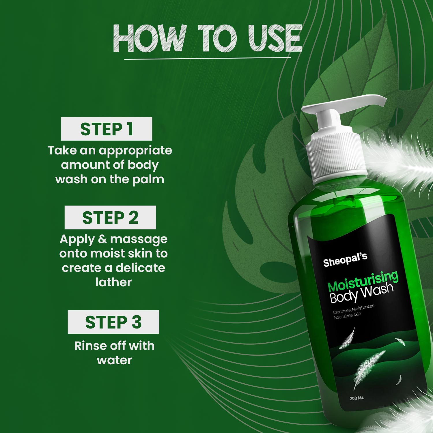Moisturising Body Wash  for dry skin