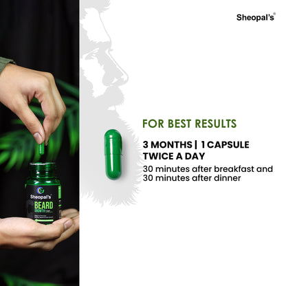 beard growth tablets