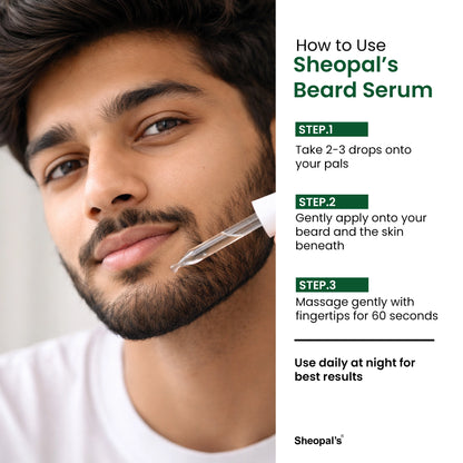 Sheopal’s Beard Serum for Healthy-Looking Beard | 35ml