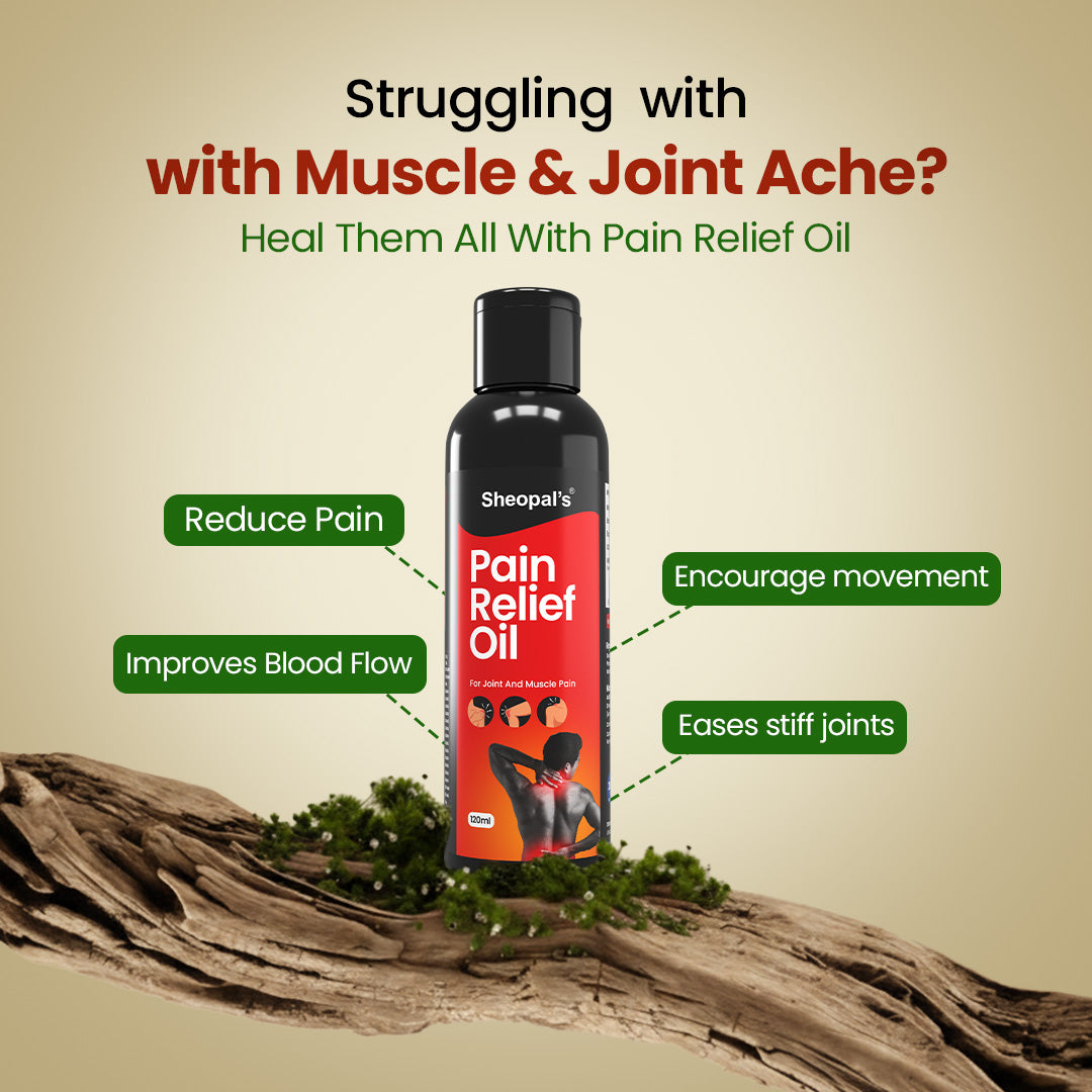 Sheopal's Pain Relief Oil For Joint & Muscle Pain