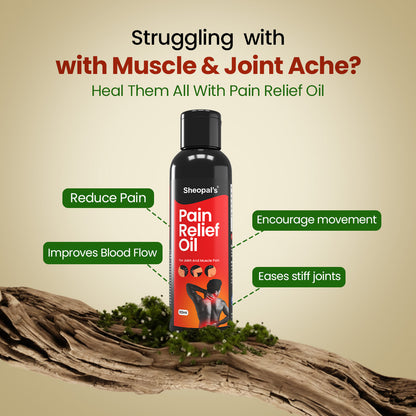 Sheopal's Pain Relief Oil For Joint & Muscle Pain