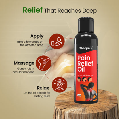 Sheopal's Pain Relief Oil For Joint & Muscle Pain