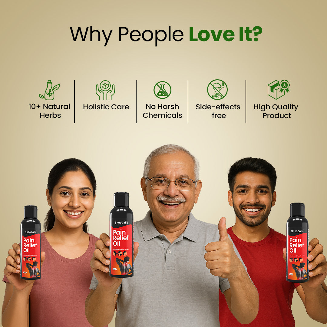 Sheopal's Pain Relief Oil For Joint & Muscle Pain