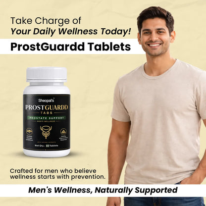 Sheopal’s ProstGuardd Tablets | Ayurvedic Support for Prostate Health | 60 Tablets