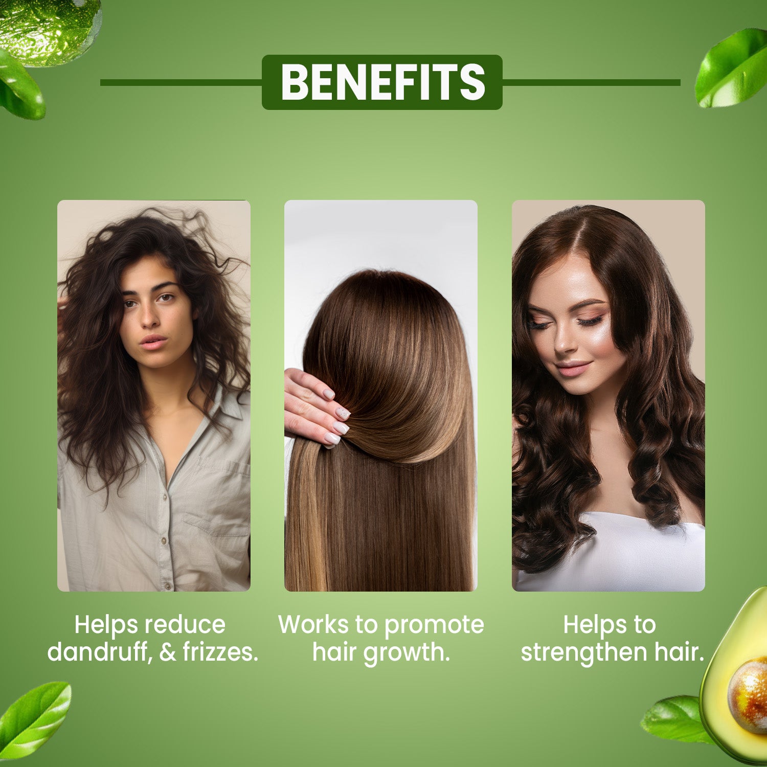 Helps to strengthen hair
