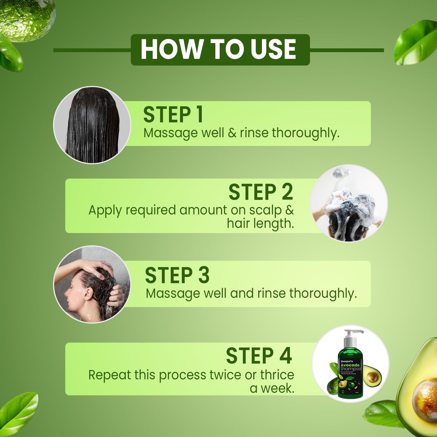 Helps reduce dandruff, and frizzes.