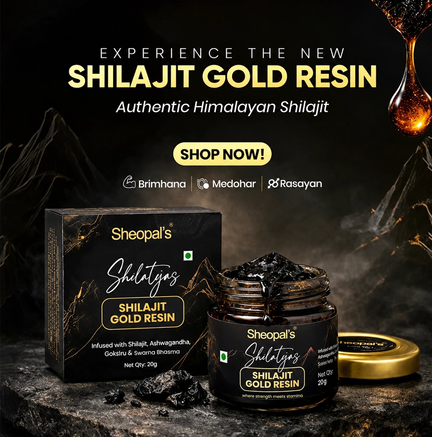 Shilajit Gold Resin