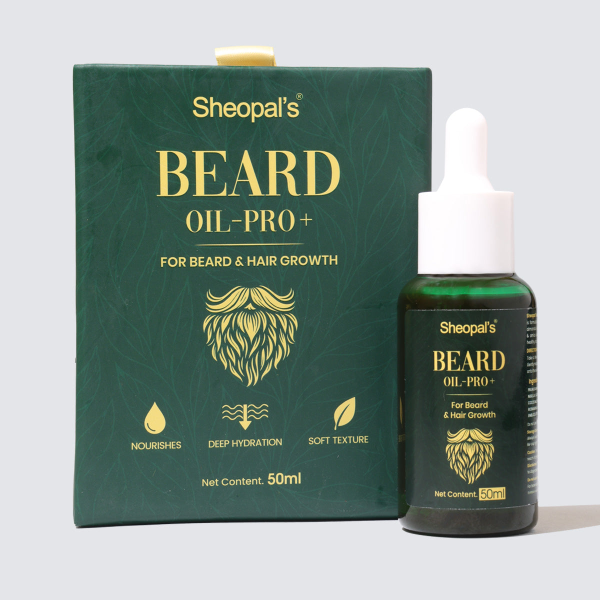 Beard Oil-Pro+ | Beard Nourishment & Healthy Beard Support | 50 ml