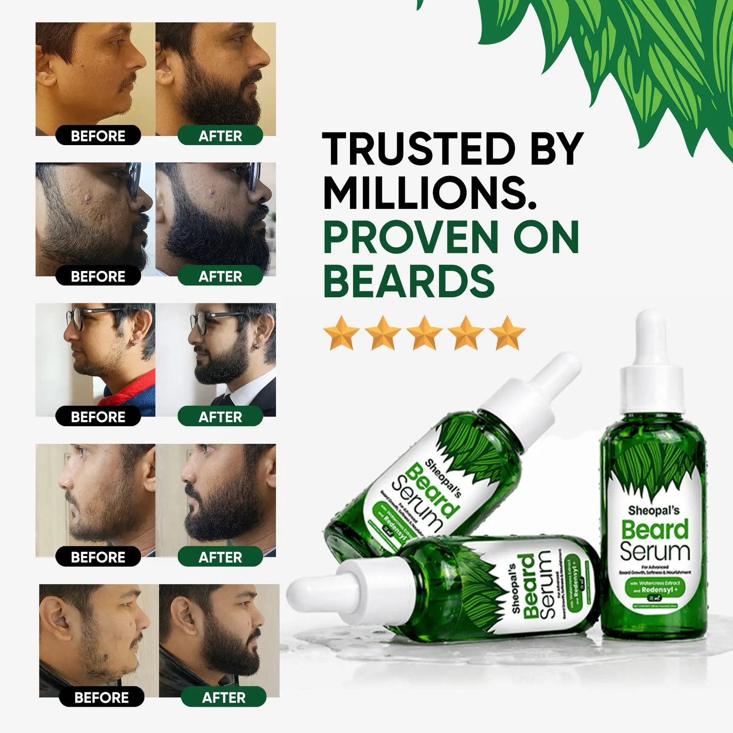 Beard Serum With Redensyl: For Beard Growth