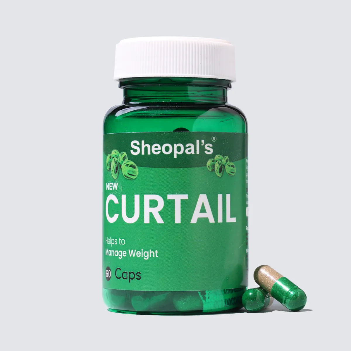 Sheopal's Curtail | Weight Management Capsules | Daily Wellness Supplement | 60 Caps