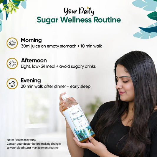 Sheopal's DiaJeevan Amrit Juice | Ayurvedic Juice for Healthy Blood Sugar Support | 1L