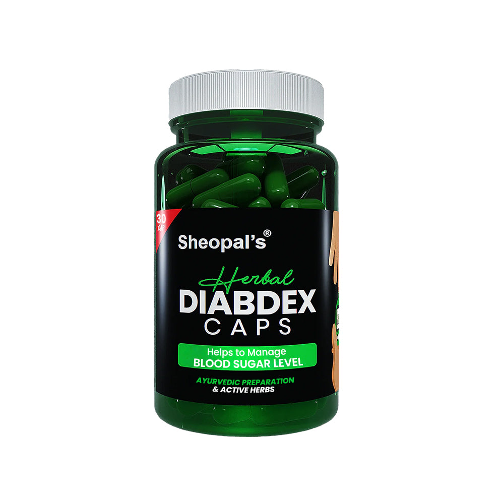 Herbal Diabdex Capsules to Control Blood Sugar Level | Sheopals