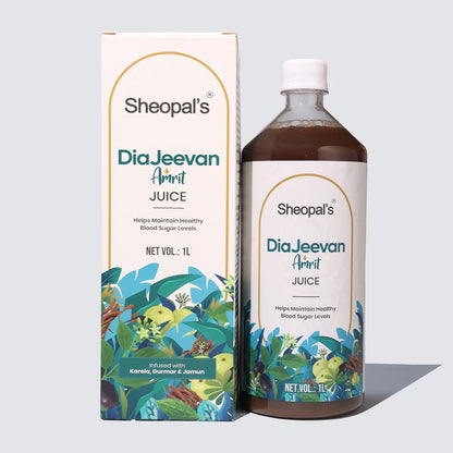 Sheopal's DiaJeevan Amrit Juice | Ayurvedic Herbal Juice for Metabolic Wellness & Daily Energy | 1L
