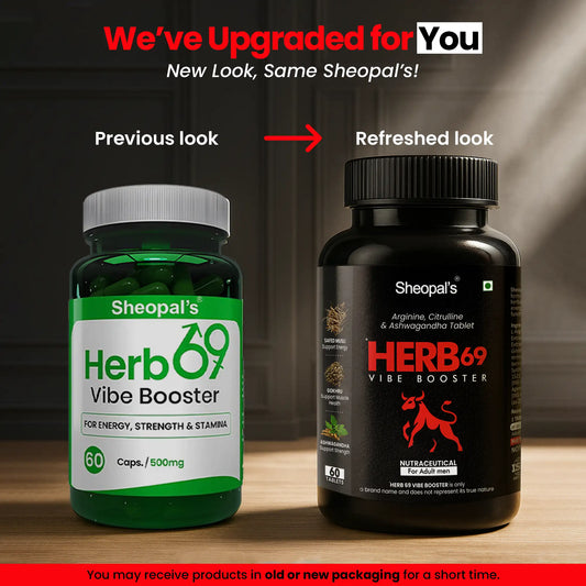 Herb69 Vibe Booster Tablet  – Best Energy Supplements For Stamina