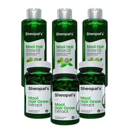 hair growth oil and capsule