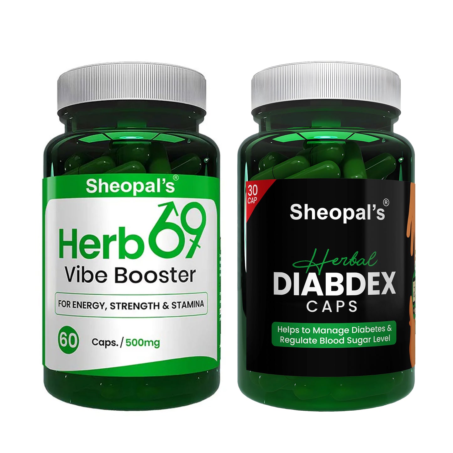 herb 69vibe booster and herbal diabdex capsule