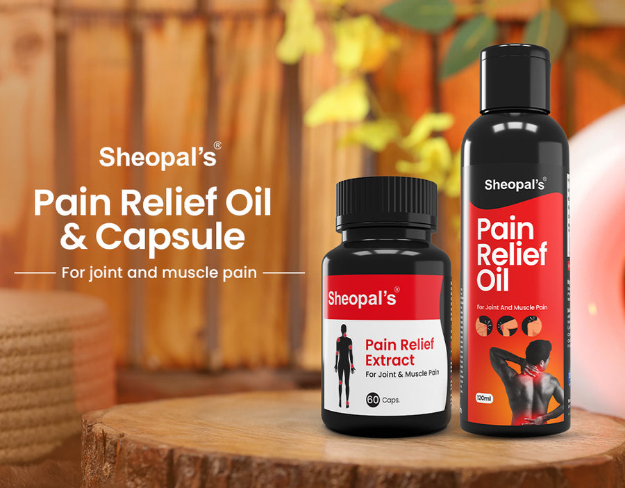 pain relief oil and capsule