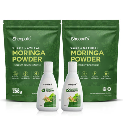 I2 Immunity Increaser & Moringa Leaf Powder to booster Immunity