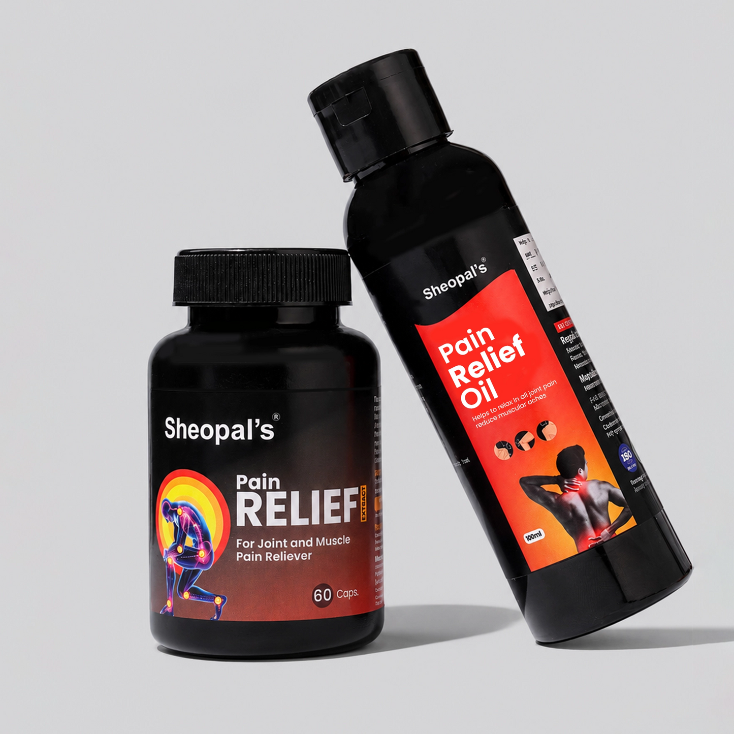 Sheopal's Pain Relief Oil and Extract Capsule For Joint & Muscle Pain