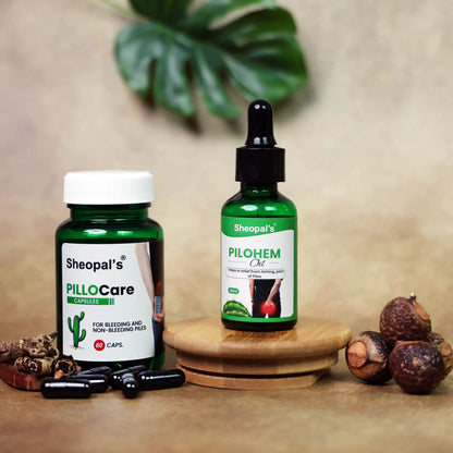 Pillocare Capsules and oil  : Best Piles Treatment in Ayurveda