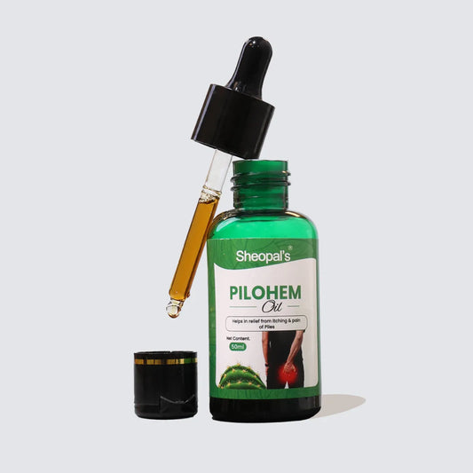 Pilohem Ayurvedic External Care Oil | Anal Comfort & Skin Wellness Support | 30ml