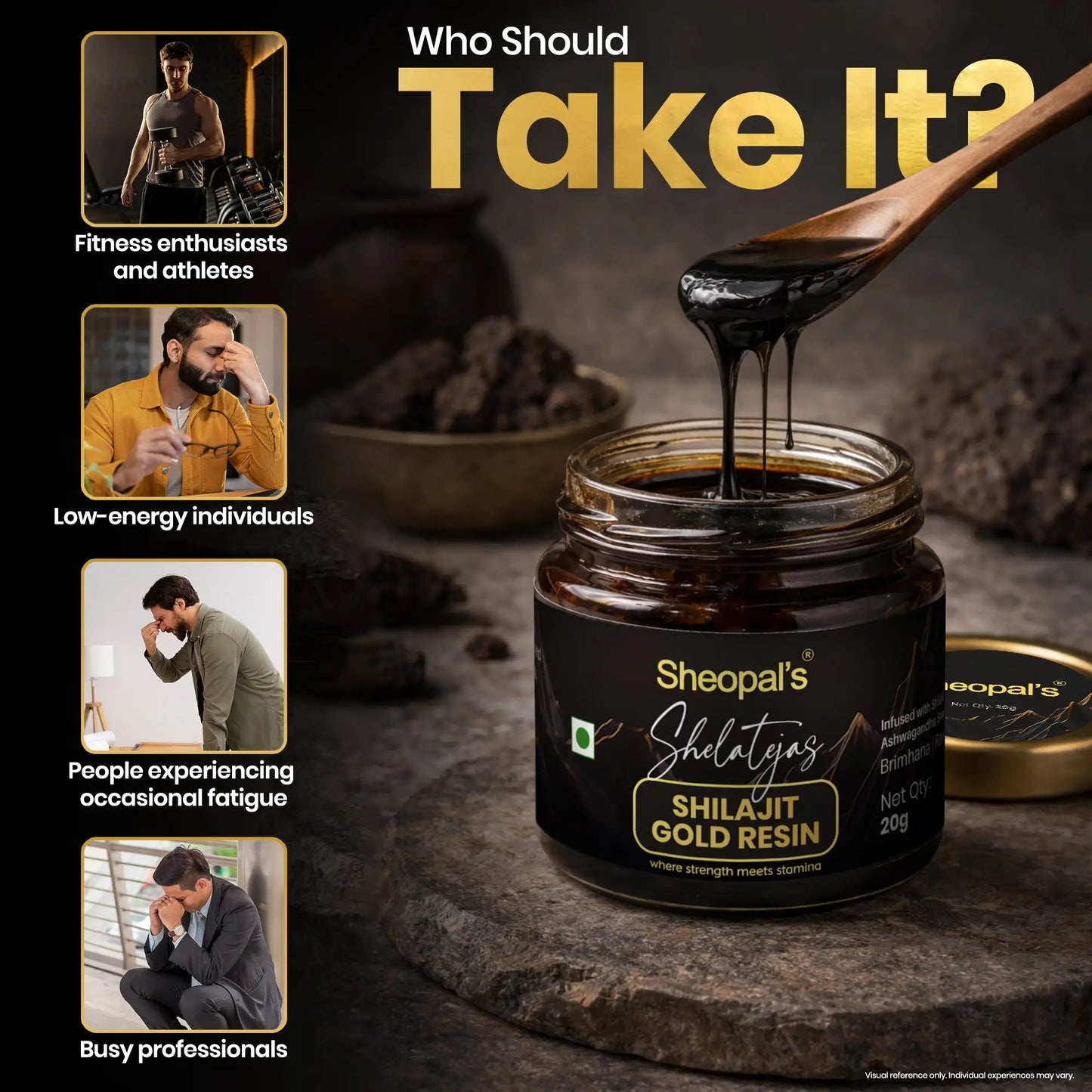 Shelatejas Shilajit Gold Resin | Ayurvedic Formula for Overall Health & Energy