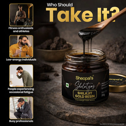 Shelatejas Shilajit Gold Resin | Ayurvedic Formula for Overall Health & Energy