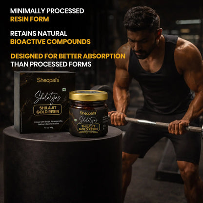 Shelatejas Shilajit Gold Resin | Ayurvedic Formula for Overall Health & Energy
