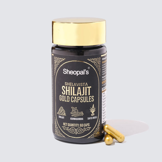Shelavista Shilajit Gold Capsules | Ayurvedic Daily Energy & Wellness Support
