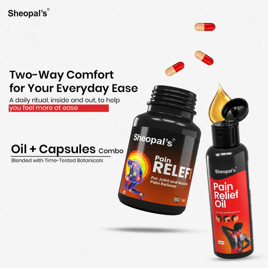 Pain Relief Oil and Extract Capsule For Joint & Muscle Pain