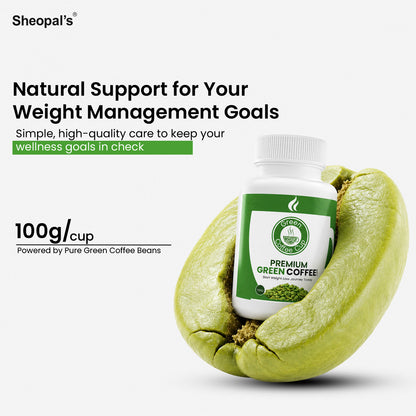 Sheopals Green Coffee Beans for Healthy Weight Management