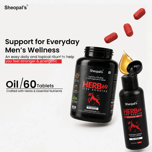 Herb69 Wellness Combo – Daily Energy, Stamina & Men's Wellness Support