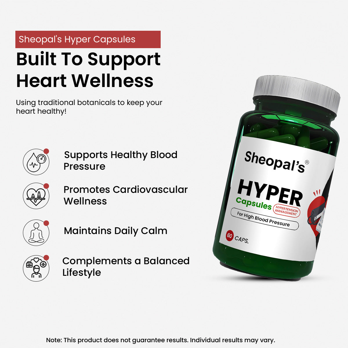 Sheopal's Hyper Capsules | Supports Cardiovascular Wellness