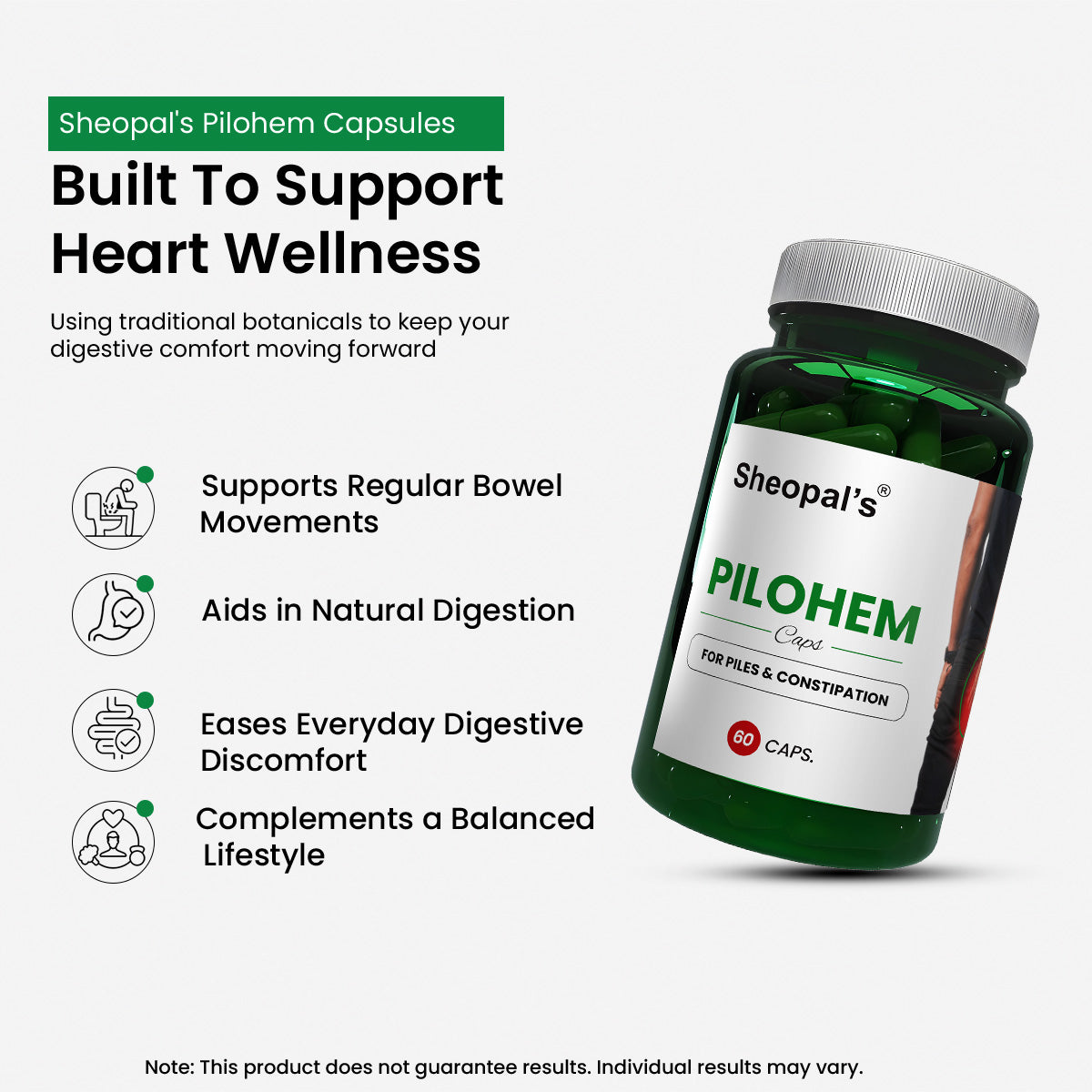 Pilohem Capsules | Ayurvedic Capsules for Digestive Comfort & Gut Wellness
