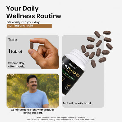 ProstGuardd Tablets | Ayurvedic Support for Prostate Health | 60 Tablets