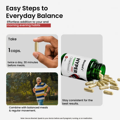 Sheopal's Hyper Capsules | Supports Cardiovascular Wellness