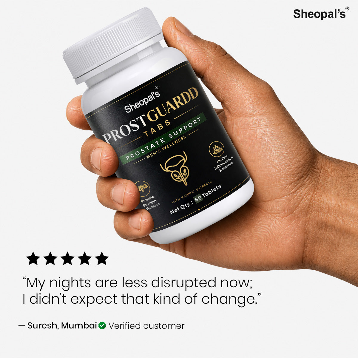 ProstGuardd Tablets | Ayurvedic Support for Prostate Health | 60 Tablets